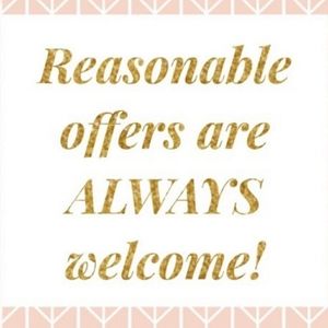 REASONABLE OFFER'S ONLY PLEASE 🙏